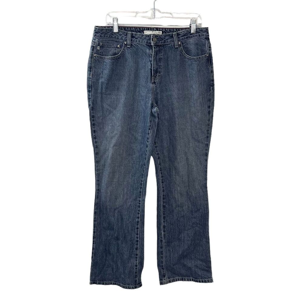 Tommy Hilfiger Womens Size 10 Boyfriend Blue Denim Jeans